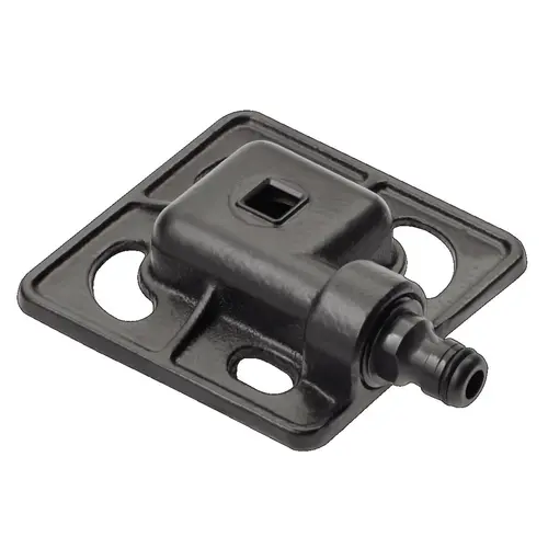 Aspersor universal stationar patrat Fiskars 1023664, corp din metal, rezistent la rugina