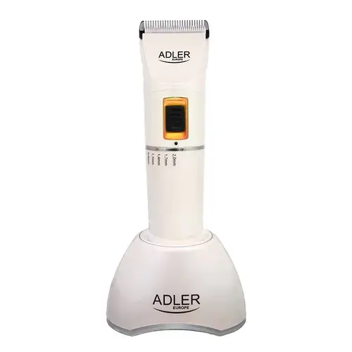 Masina profesionala de tuns parul Adler AD 2827, fara fir, 4 piepteni , titan,lame ceramice,Li-ion,led