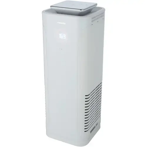 Purificator Toshiba CAF-X83XPL, CADR 500 m3/h, Ionizare, Display touch, Timer, Child lock, Filtru 3in1, Camera 28-48mp, Alb