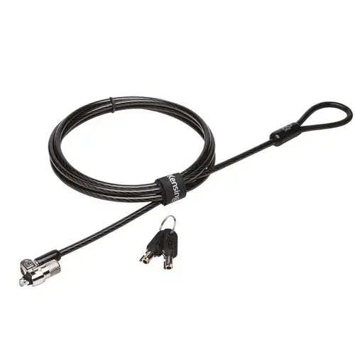 Cablu de securitate Kensington K65020EU, MicroSaver 2.0, cu cheie, otel, 1.8m