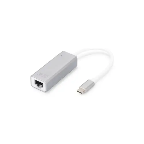 Adaptor Convertor USB 3.1 typeC, RJ45, RTL8153 Digitus