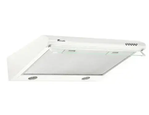 Hota traditionala Tornado Bona 10 (50) LED, 1 motor, latime 50 cm, absorbtie 380 m3/ora, filtru anti-grasimi aluminiu 5 straturi (Alb)