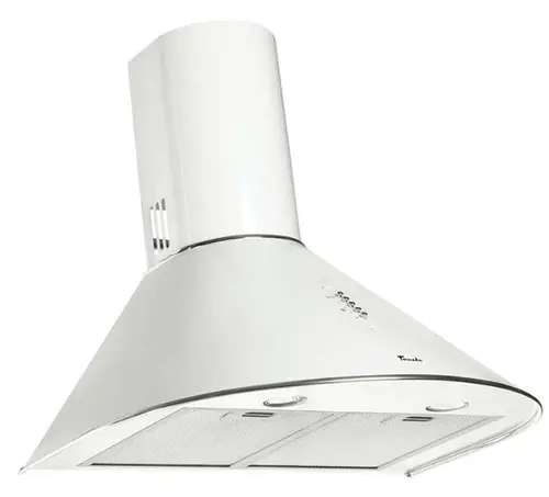 Hota tip Cupola Tornado Violla 750 (60) LED, 1 motor Turbo, latime 60 cm, 3 viteze, absorbtie 750 m3/ora, filtru anti-grasimi aluminiu 5 straturi (Alb)