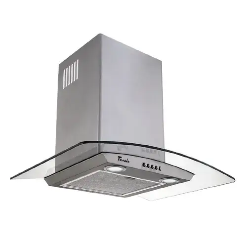 Hota tip Cupola Tornado Eva 1200 (60) LED, 1 motor Turbo, latime 60 cm, 3 viteze, absorbtie 1200 m3/ora, filtru anti-grasimi aluminiu 5 straturi (Argintiu)