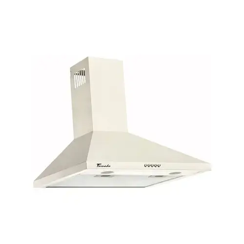 Hota tip Cupola Tornado Kent 750 (60) LED, 1 motor Turbo, latime 60 cm, 3 viteze, absorbtie 750 m3/ora, filtru anti-grasimi aluminiu 5 straturi (Bej)