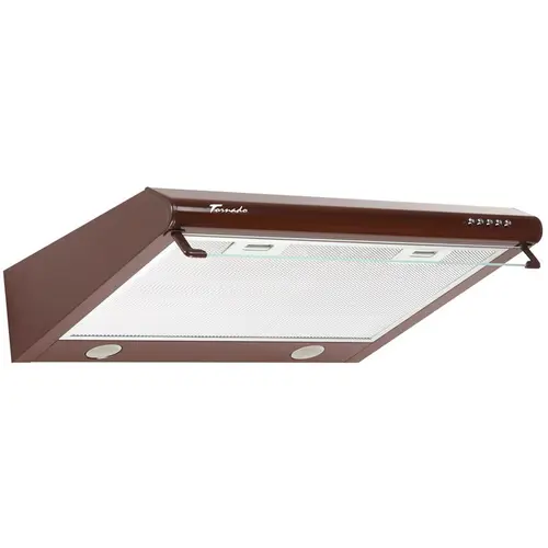 Hota traditionala Tornado Bona 20 (50) LED, 2 motoare, latime 50 cm, absorbtie 560 m3/ora, filtru anti-grasimi aluminiu 5 straturi (Maro)