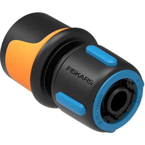 Conector furtun 13-15 mm (1/2-5/8inch), L=116 mm, Fiskars, din plastic rezistent