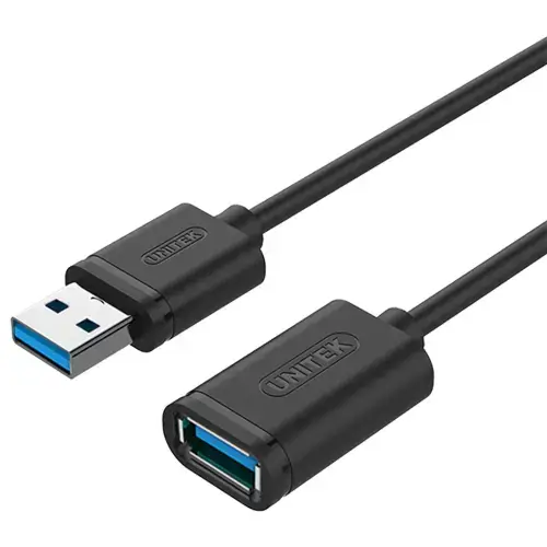 Cablu prelungitor  Unitek  Y-C458GBK USB3.0 A tata / A mama, 1.5 m, Negru
