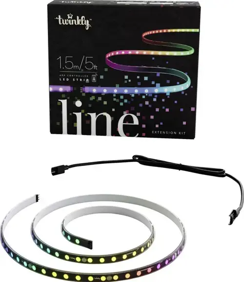 Kit extensie instalatie de craciun Twinkly TWL100ADP-W, 100 leduri, 1.5m