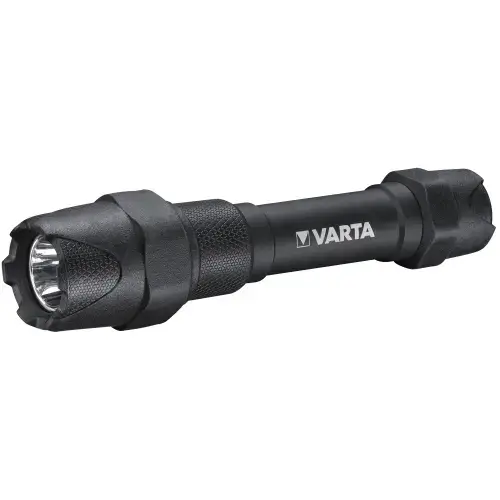 Lanterna LED Varta F20 Pro, rezistenta sporita, 6W, 350 lm, IP67, aluminiu, baterii incluse 2xAA