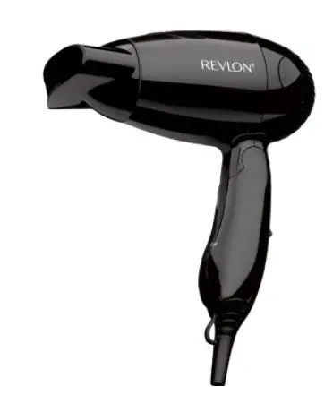 Uscator de par REVLON Travel RVDR5305E2, 2 viteze, 2 trepte de temperatura (Negru)
