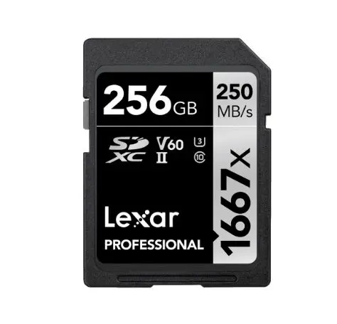 Card de Memorie Lexar Professional 1667x, SDXC, 256GB, Clasa 10, UHS-II
