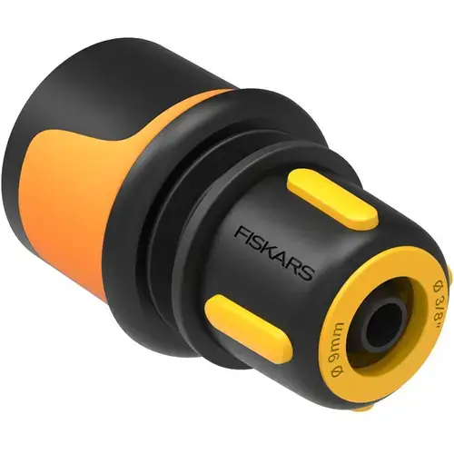 Conector furtun 9 mm (3/8inch), L=116 mm, Fiskars, din plastic rezistent