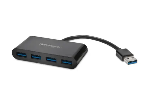 HUB USB KENSINGTON K39121EU,  USB 3.0 x 4 (Negru)