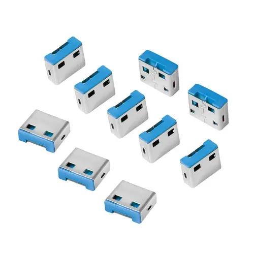 Dispozitiv care blocheaza accesul la un port USB  LogiLink AU0046, 10 bucati