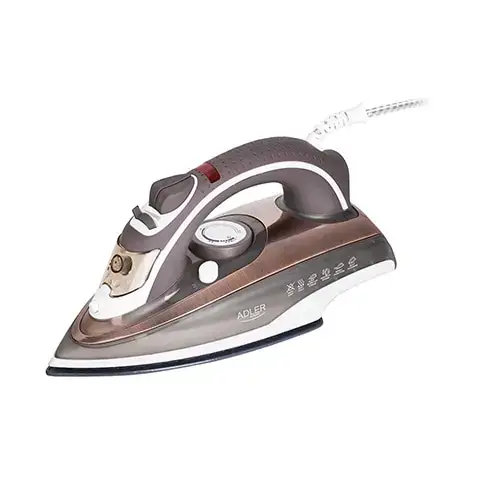 Fier de de calcat ADLER AD 5030, talpa ceramica, anti-picurare, anti-calc, auto curatare