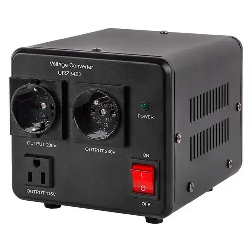 Convertor de tensiune Kemot, 800 W, 1000 VA, Randament 80% (Negru)