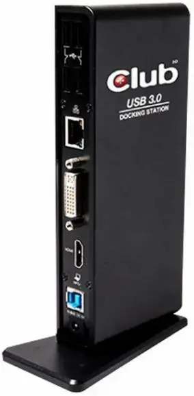 Docking Station Club 3D SenseVision, CSV-3242HD, USB 3.0, HDMI, Dual Display