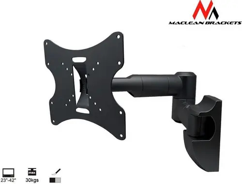 Suport Perete Maclean MC-503B, 23inch - 42inch, 30 Kg (Negru)