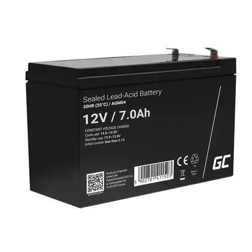 Acumulator Green Cell AGM04 12V 7Ah F2
