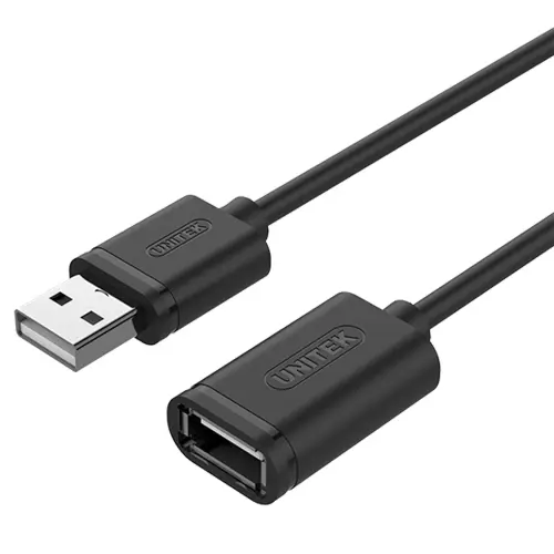 Cablu prelungitor USB Unitek Y-C417GBK, USB 2.0 A tata / A mama , 3.0m