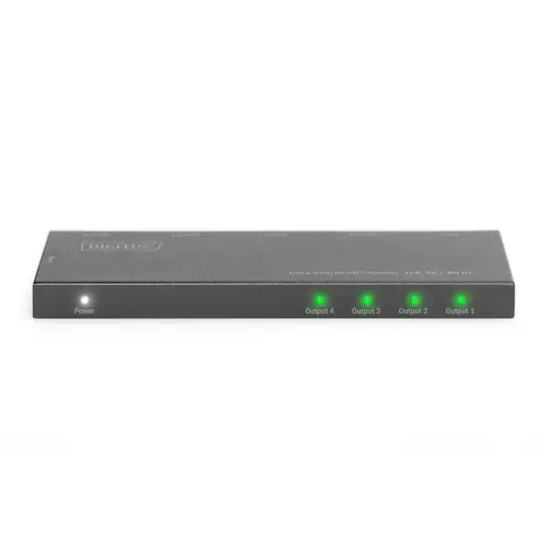 Switch HDMI 4K, Digitus DS-45323, ultra slim, 4 x HDMI, Negru