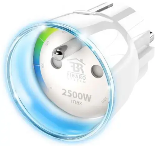 Priza Inteligenta Fibaro FGWPE-102 ZW5, tip Eu (Alb)