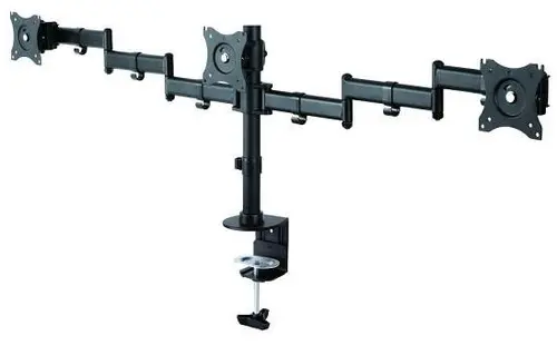 Suport Birou NewStar NM-D135D3BLACK, 10inch - 27inch, 24 kg (Negru)