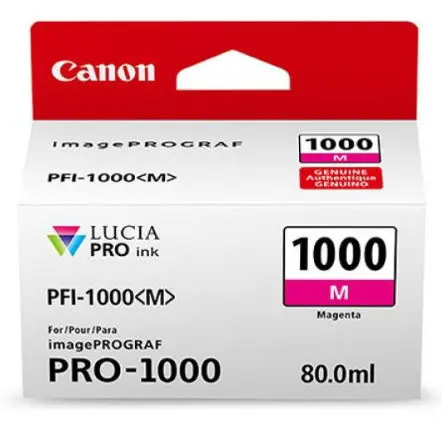 Cartus Cerneala Canon PFI-1000M, 80 ml (Magenta)