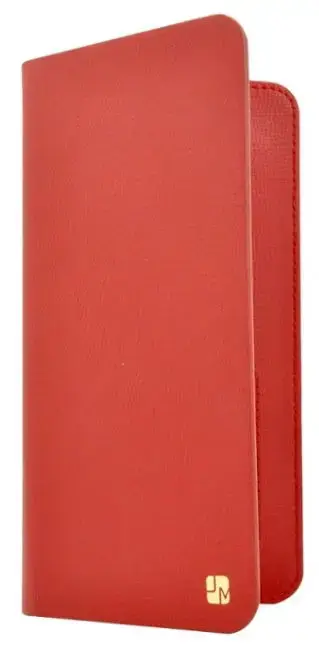 Husa Portofel Just Must Wallet Vintage JMWLVTGSRD, Universal (Rosu)