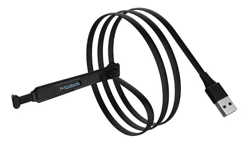 Cablu de date Mcdodo Thor Series Gaming CA-4890, Lightning, 2 A, 1.2 m (Negru)