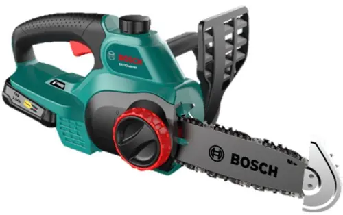 Drujba cu acumulator Bosch UniversalChain 18, 18 V, 20 cm lungime lama, 4.5 m/s viteza lant, accesorii incluse