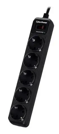Prelungitor CyberPower B0520SCO-DE, 5 prize, 1.8 m (negru)