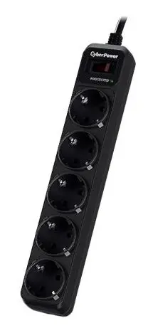 Prelungitor CyberPower B0520SCO-DE, 5 prize, 1.8 m (negru)