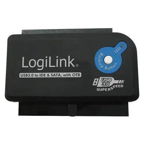 Adaptor LOGILINK AU0028A, USB 3.0 - IDE/SATA,  compatibil cu HDD 2.5inch/3.5inch (Negru)