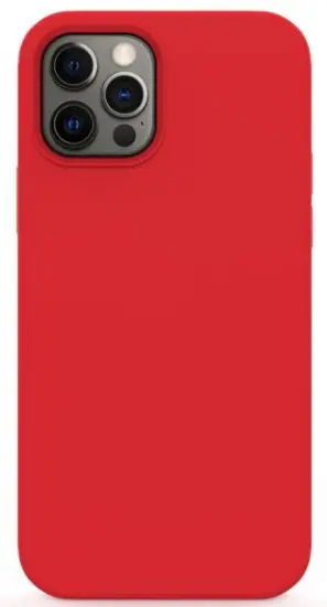 Protectie spate Lemontti Liquid Silicon LEMCLSXIIPMRD pentru iPhone 12 Pro Max (Rosu)