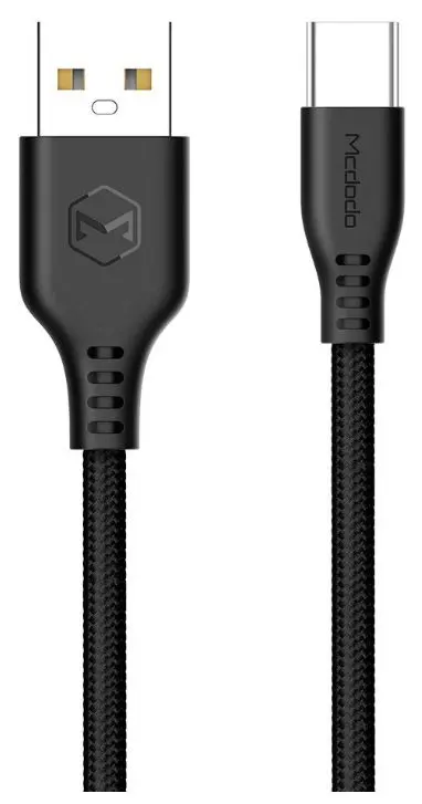 Cablu de date Mcdodo Warrior Series CA-5170, USB Type-C, 2 A, 1 m (Negru)