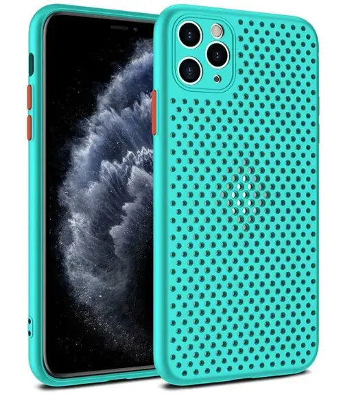 Protectie Spate Lemontti Bubble LEMHBIXIIPTZ pentru Apple iPhone 12 / 12 Pro (Turcoaz)