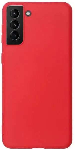 Protectie Spate Just Must Candy JMSILCNDS21R pentru Samsung Galaxy S21 (Rosu)