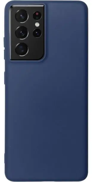 Protectie Spate Just Must Candy JMSILCNDS21UN pentru Samsung Galaxy S21 Ultra (Albastru)