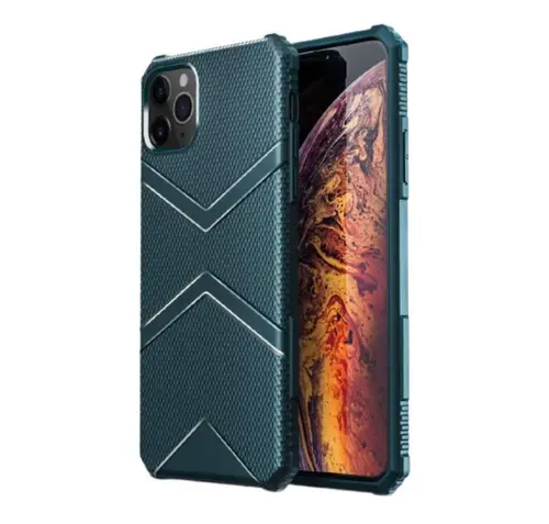 Protectie Spate Lemontti Diamond Shield SYA001175402C pentru Apple iPhone 12 / 12 Pro (Verde)
