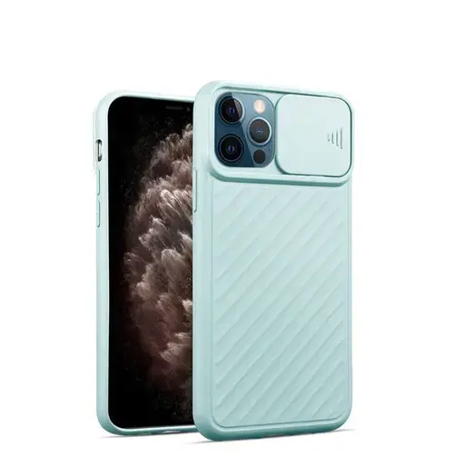 Protectie Spate Just Must Camo JMHCAMOIXIIPMSB pentru Apple iPhone 12 Pro Max (Albastru)
