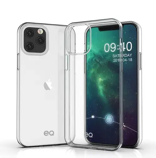 Protectie Spate Just Must Nake JMHNIXIIPMC pentru Apple iPhone 12 Pro Max (Transparent)