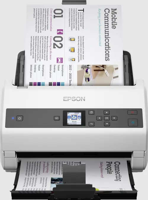 Scanner Epson WorkForce DS-870, A4, Duplex (Alb)