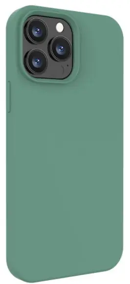 Protectie Spate Lemontti Liquid Silicon LHLSI13PMFG pentru Apple iPhone 13 Pro Max (Verde)