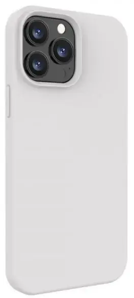 Protectie Spate Lemontti Liquid Silicon LHLSI13PMST pentru Apple iPhone 13 Pro Max (Gri)