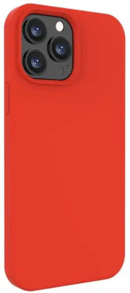 Protectie Spate Lemontti Liquid Silicon LHLSI13PMRD pentru Apple iPhone 13 Pro Max (Rosu)
