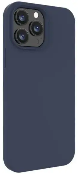 Protectie Spate Lemontti Liquid Silicon pentru Apple iPhone 13 Pro Max (Albastru)
