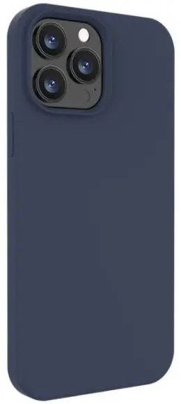 Protectie Spate Lemontti Liquid Silicon pentru Apple iPhone 13 Pro Max (Albastru)