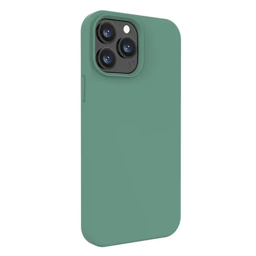 Husa Protectie Spate Lemontti Liquid Silicon LHLSI13PFG pentru iPhone 13 Pro (Verde)
